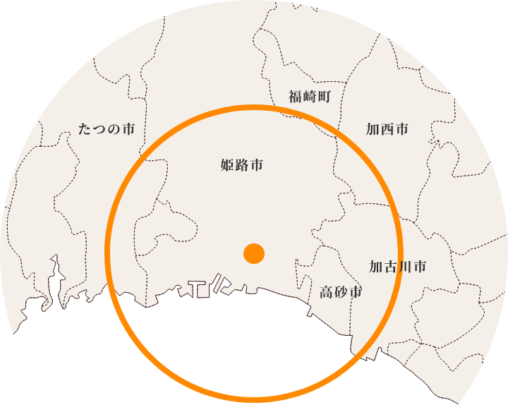訪問歯科治療のエリア